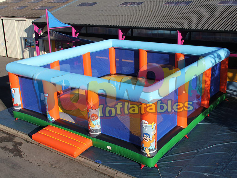Castillo inflable al aire libre del salto inflable de la montaña enorme inflable para los niños en v