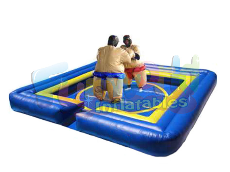Al aire libre inflable sports games arena sumo wrestling suit espuma padded sumo suits