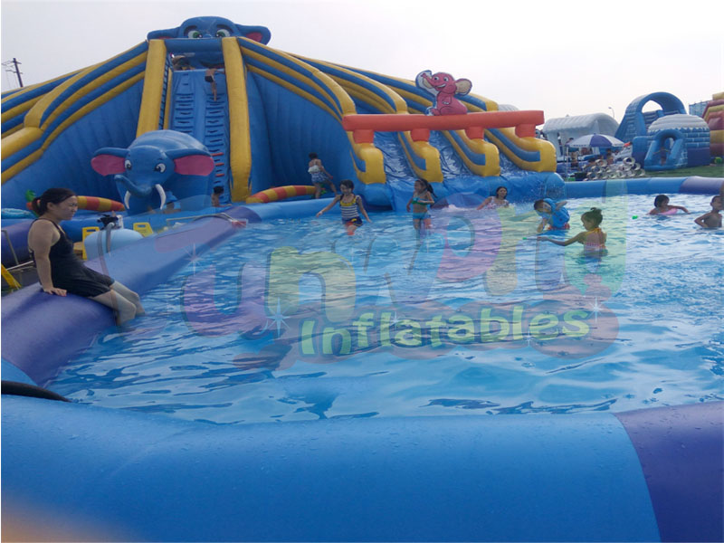 نطاط الكبار المياه الشرائح الصانع نفخ المياه الشرائح للبيع